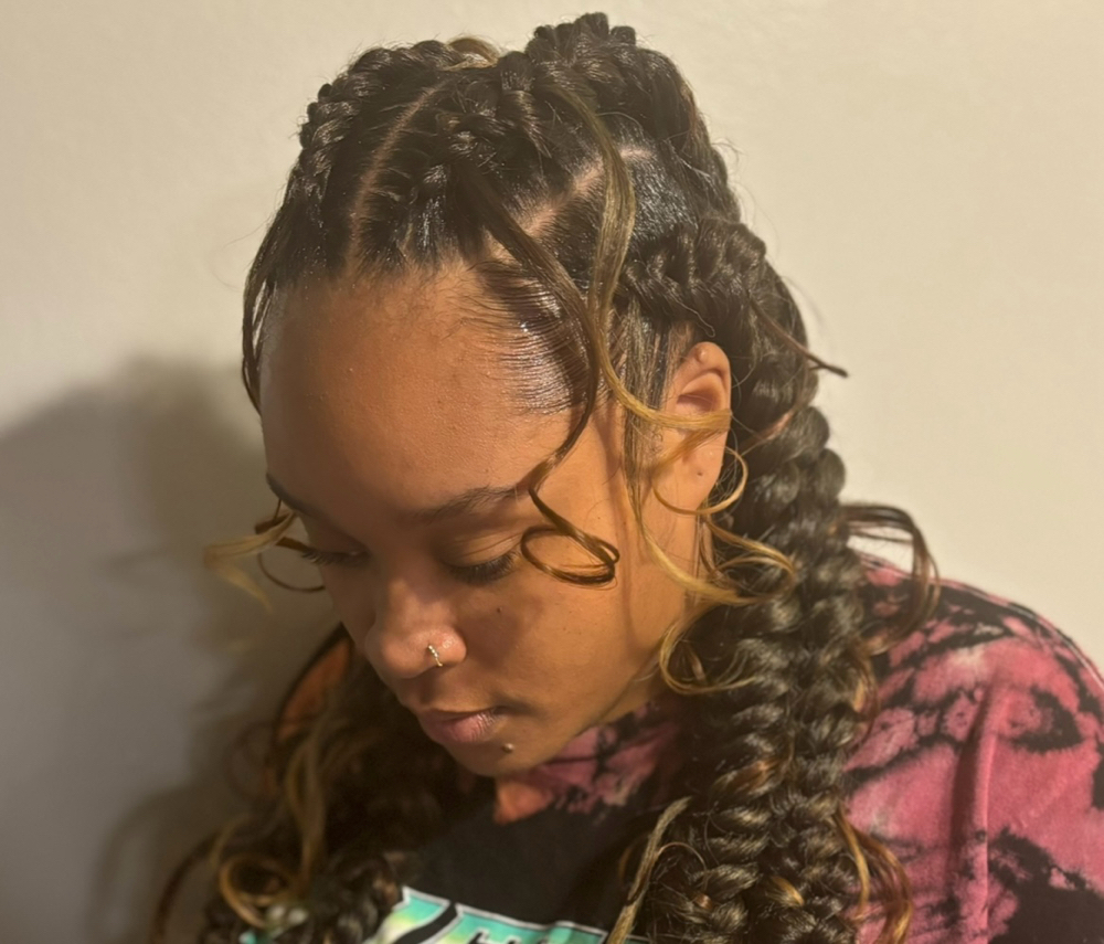 2-4 Butterfly Braids at Dreya The Artist in Grand Prairie, TX