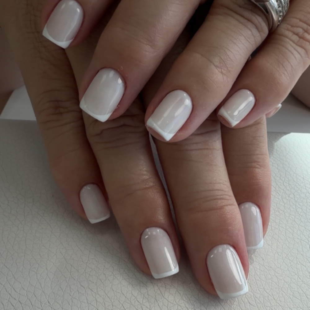 French Manicure at Golden Hour Spa in Miami Lakes, FL