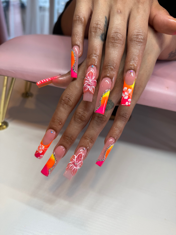 Nail Art Hand Drawn