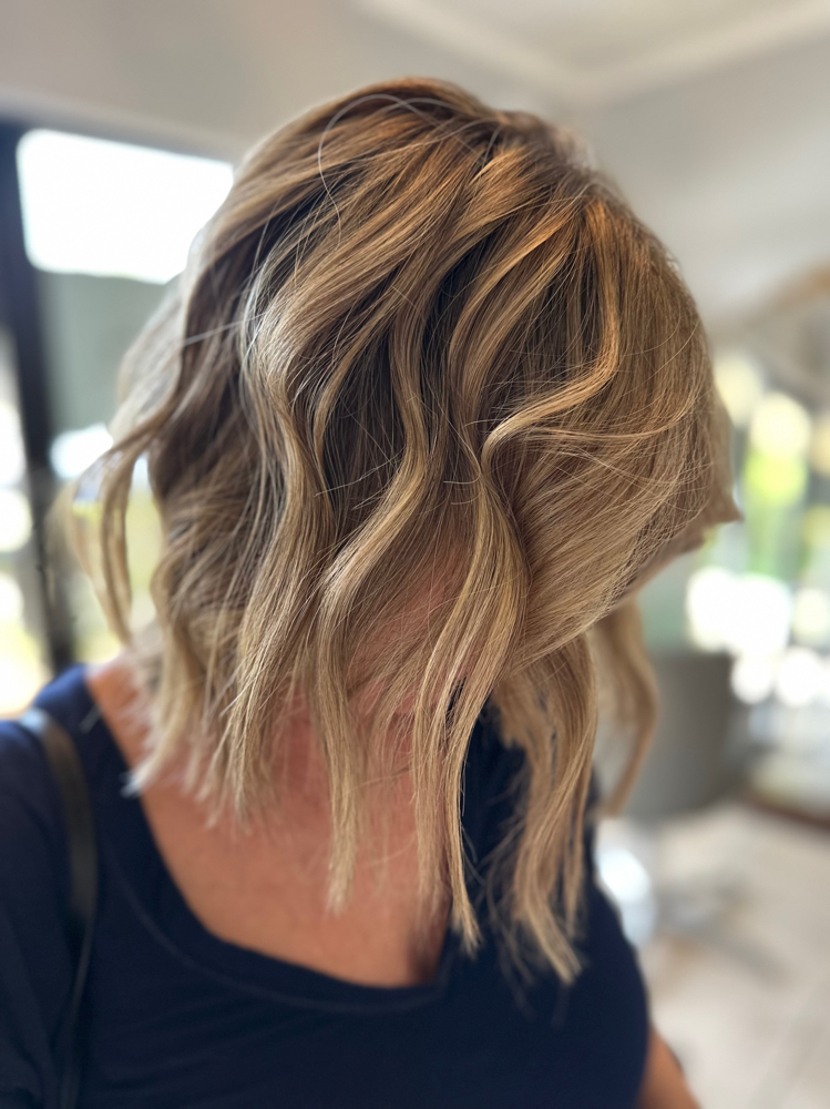 Partial Highlight, Toner & Haircut