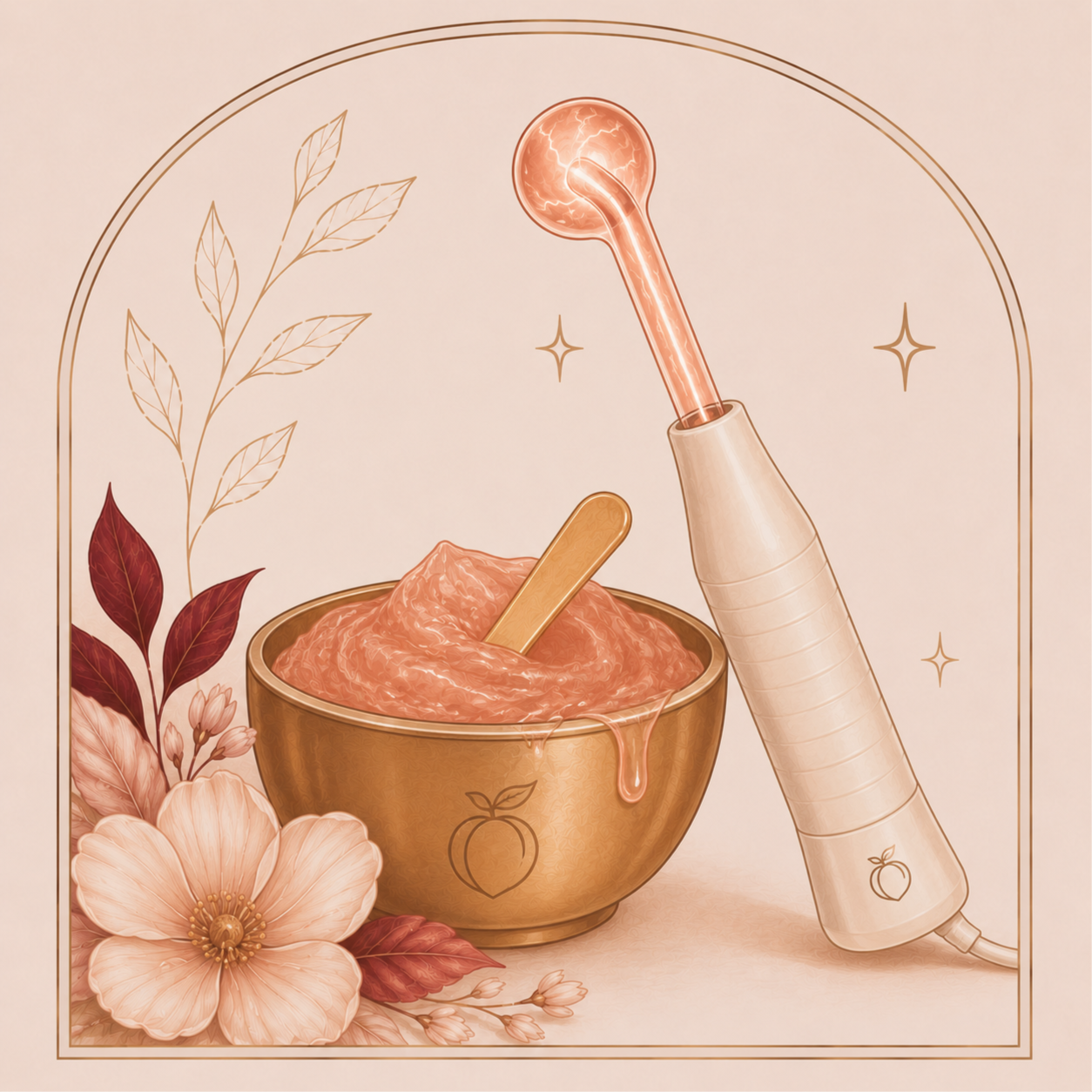 High Frequency Treatment at Gina’s Velvet Peach Studio LLC in Evanston, IL