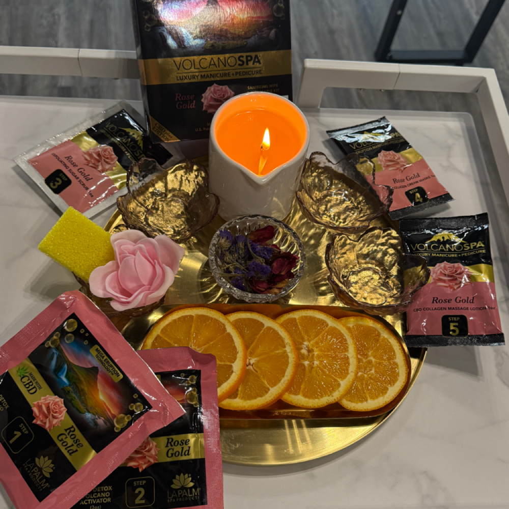 C B D Volcanic Divine Pedicure at Divina Nail Lounge in Round Rock, TX