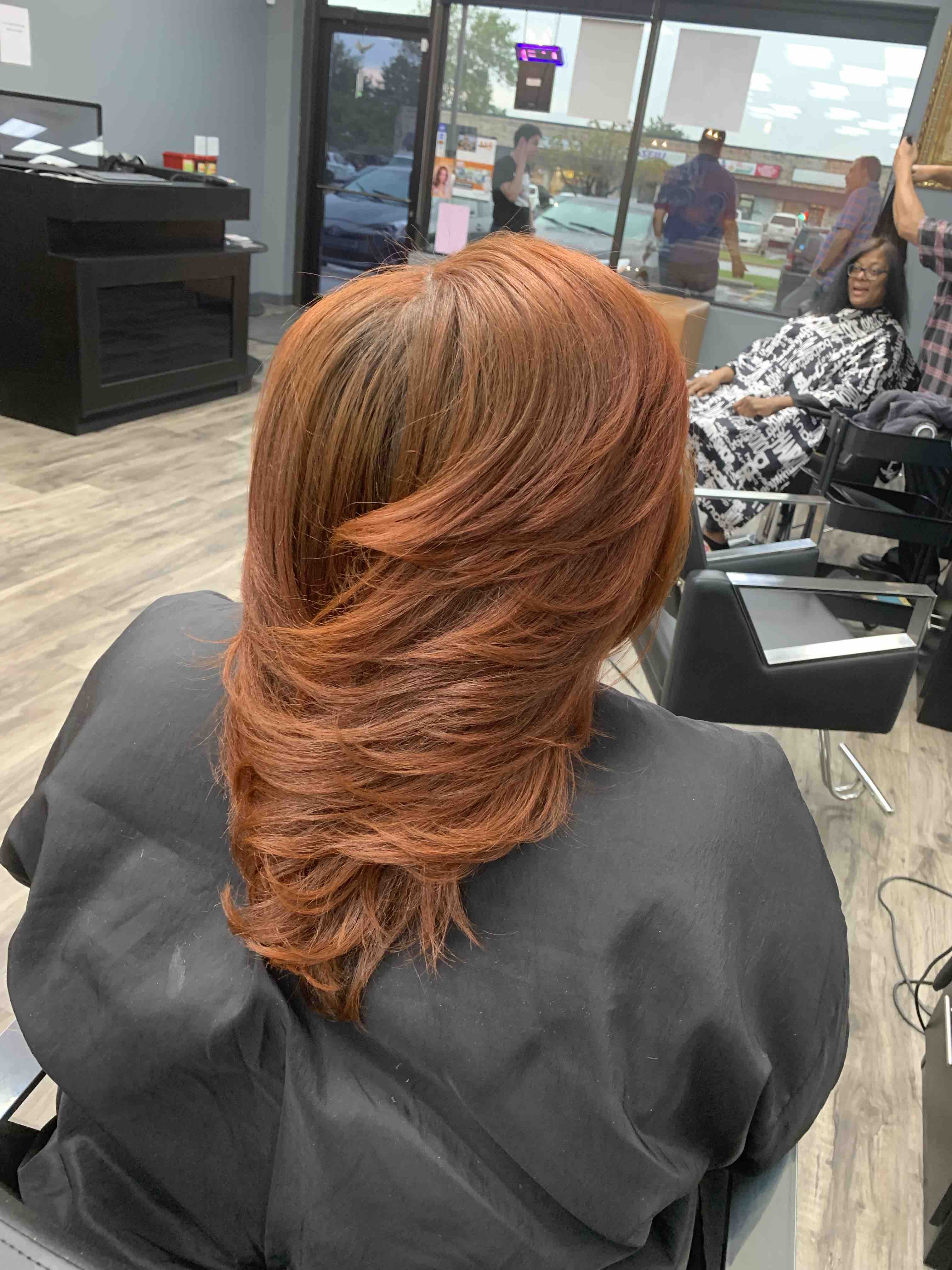 Silk Press *The Works* at House of Healthy Hair in Merrillville, IN