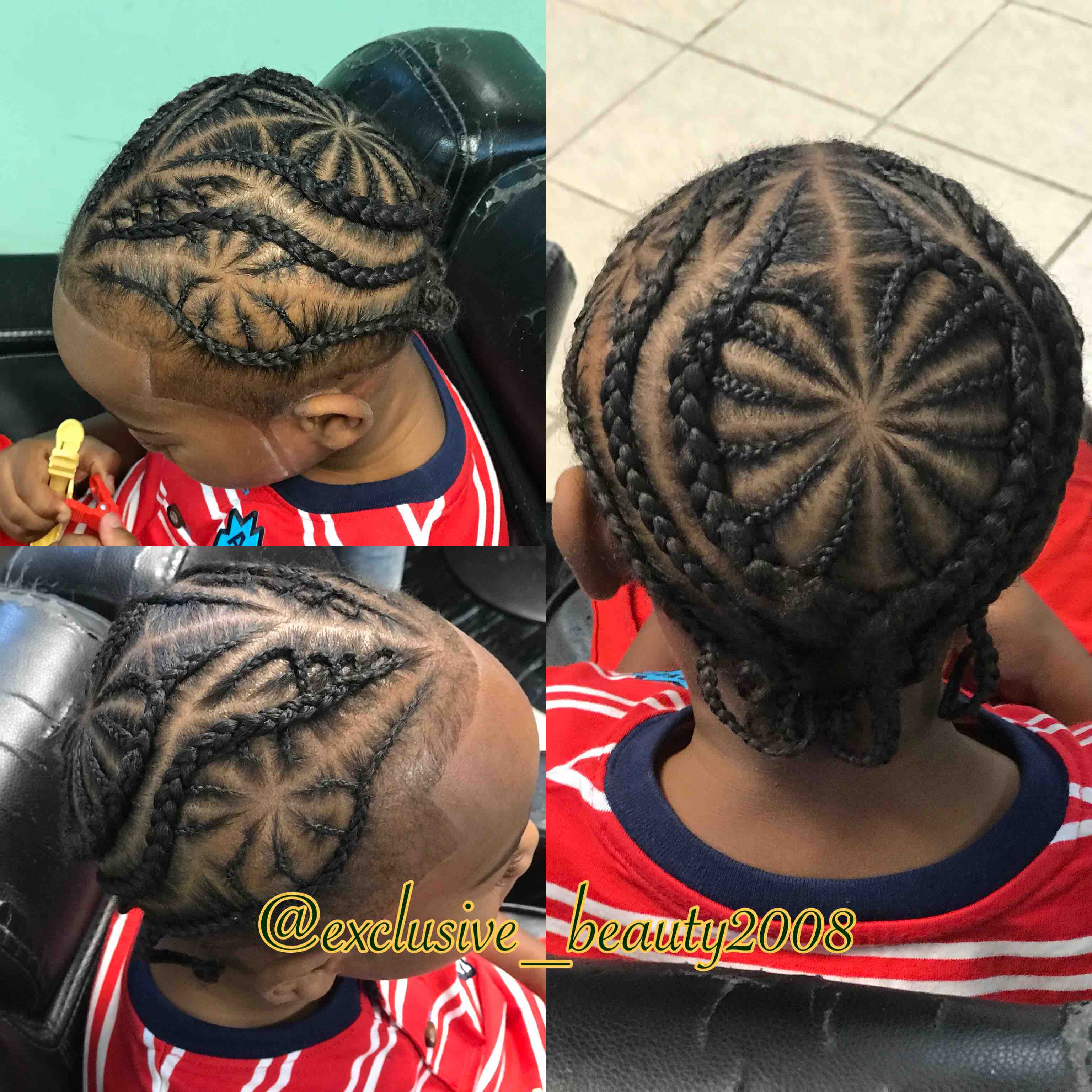 Little Boys Design Braids