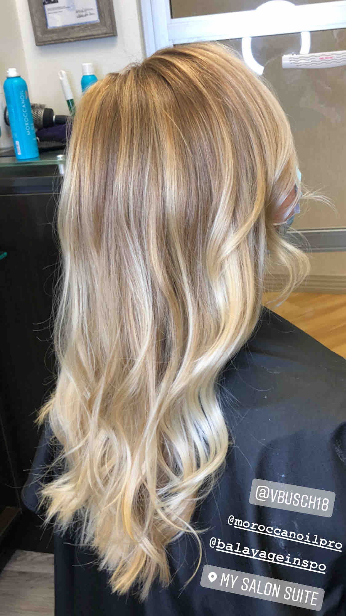 Balayage w/ blow out