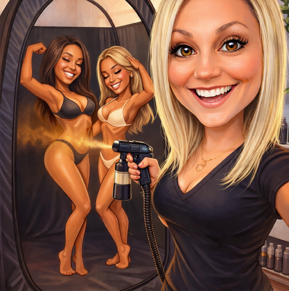 The Duo Spray Tan! (You + 1) at Sprays By Tay in Oconomowoc, WI