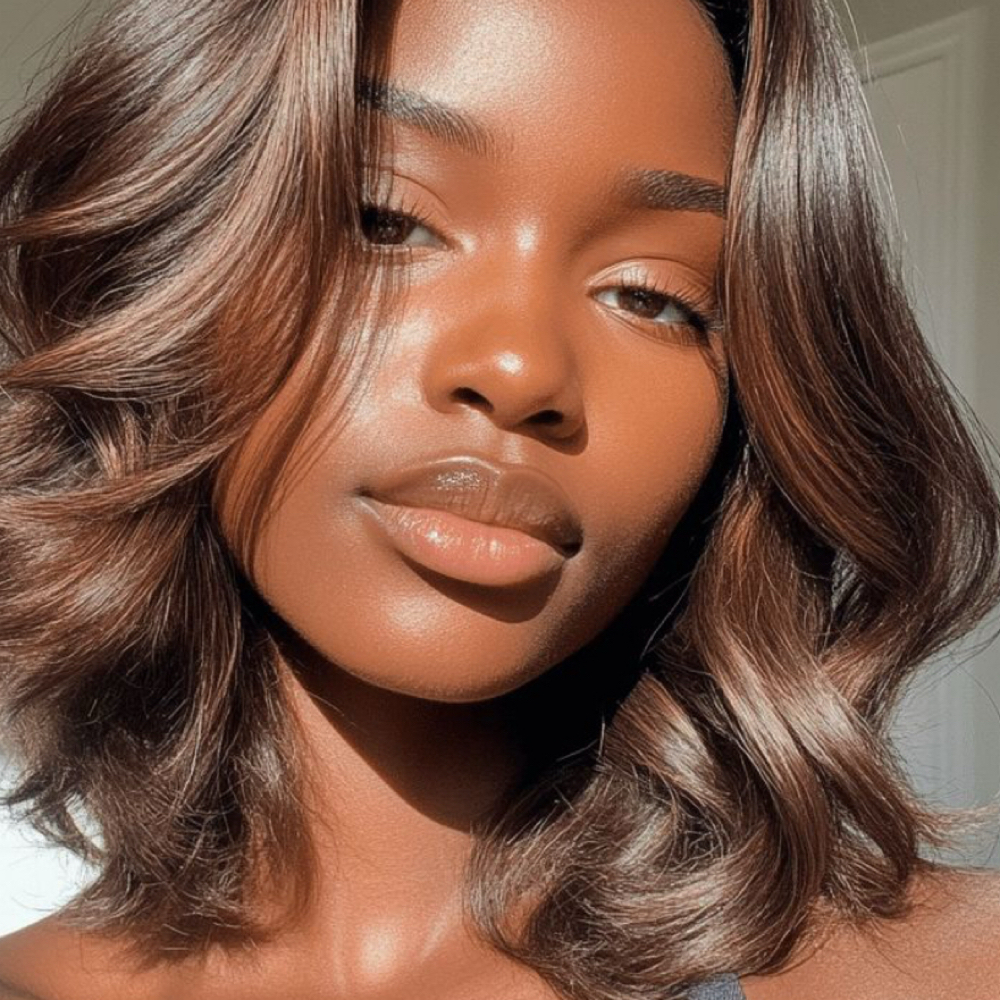 Silk Press (Short-Mid Natural Hair)