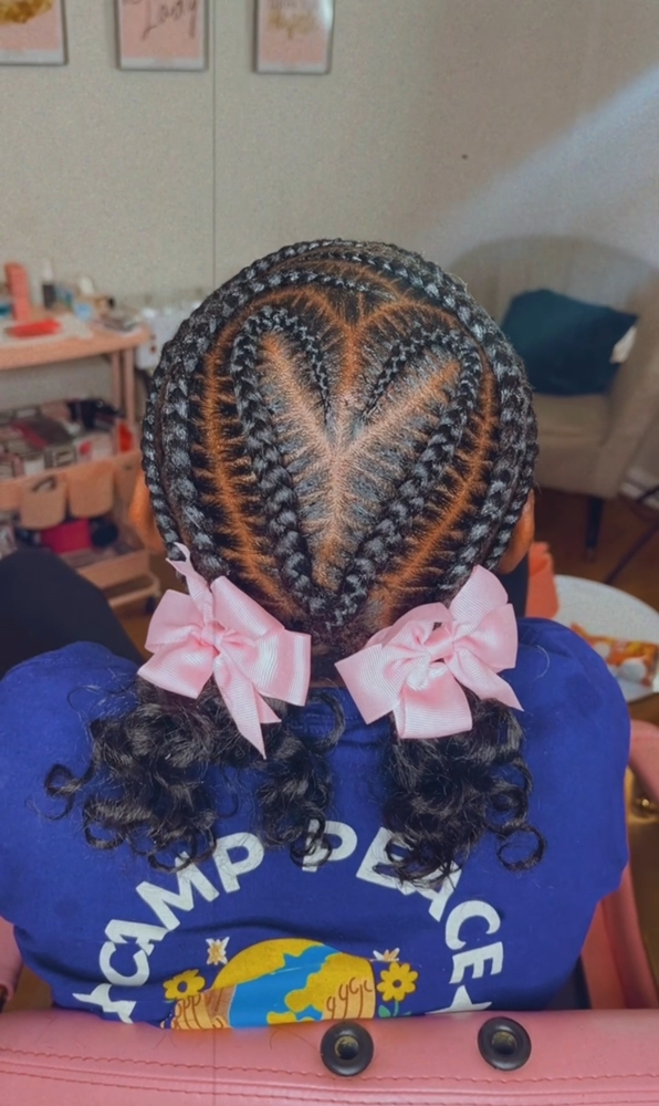 Kids (6-10yrs) Stitch 4-6 Braids at Luvbeautybypink in Lithonia, GA