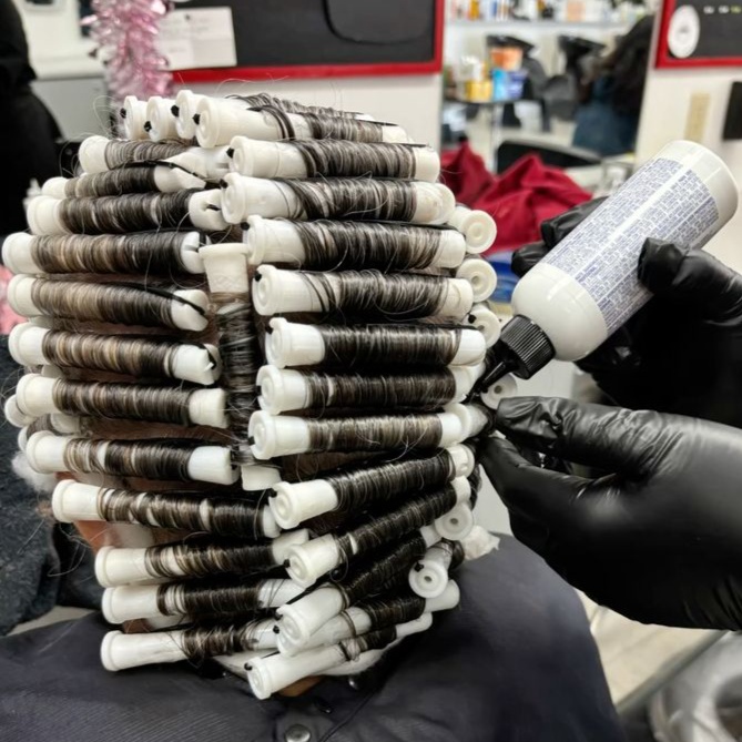 Short Perm at Haute Hair Studio in Fairfield, OH