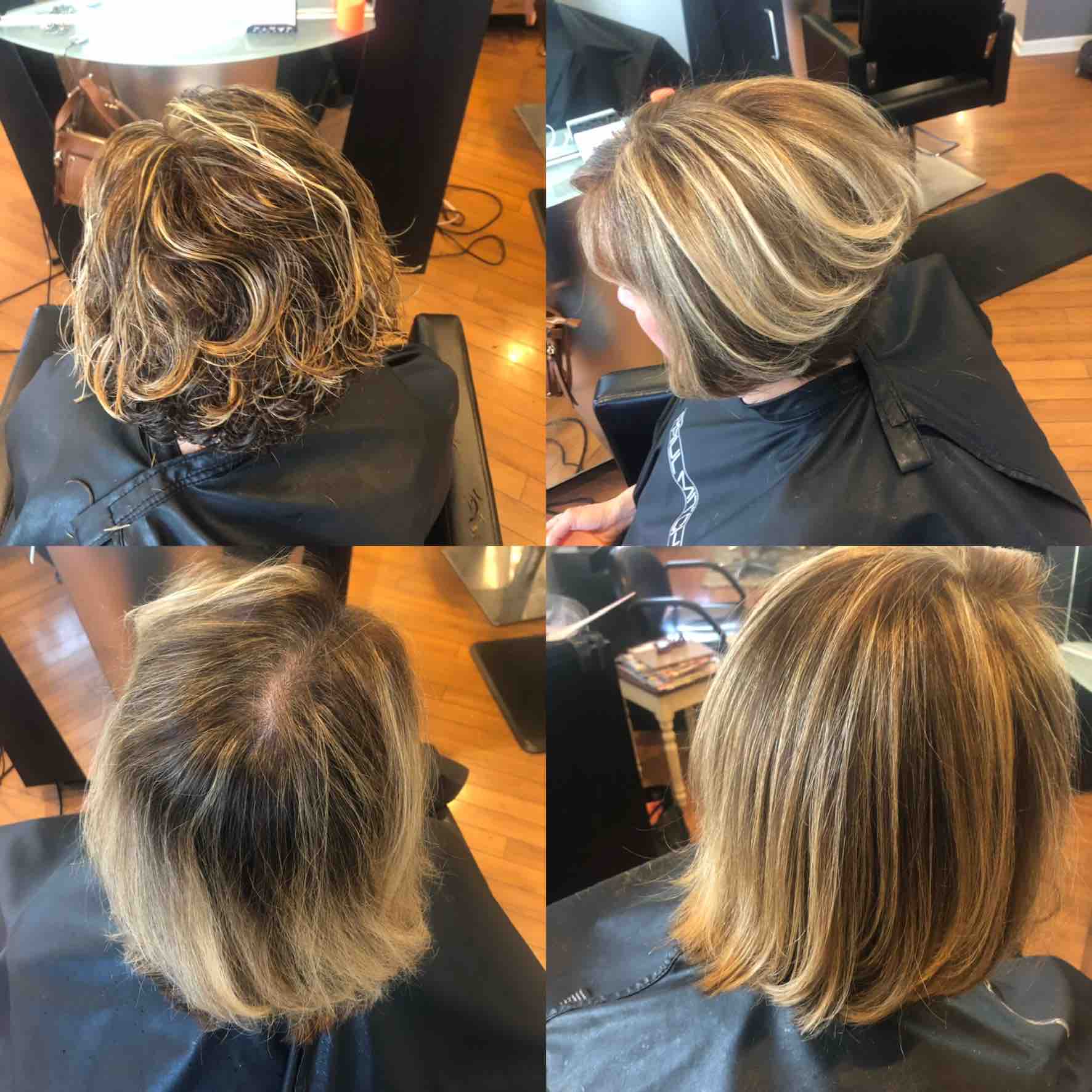 Color Retouch & Haircut