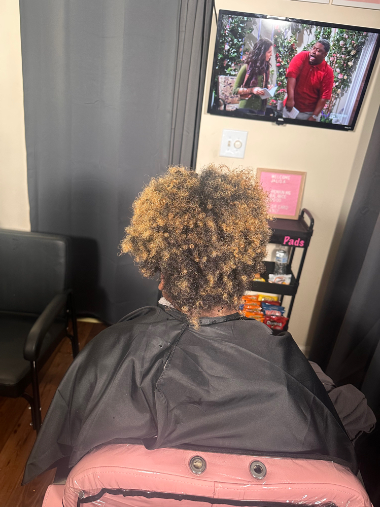 W/ Shampoo at Nia B Braids in Pooler, GA