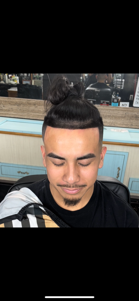 Haircut (w/Beard + Eyebrows)