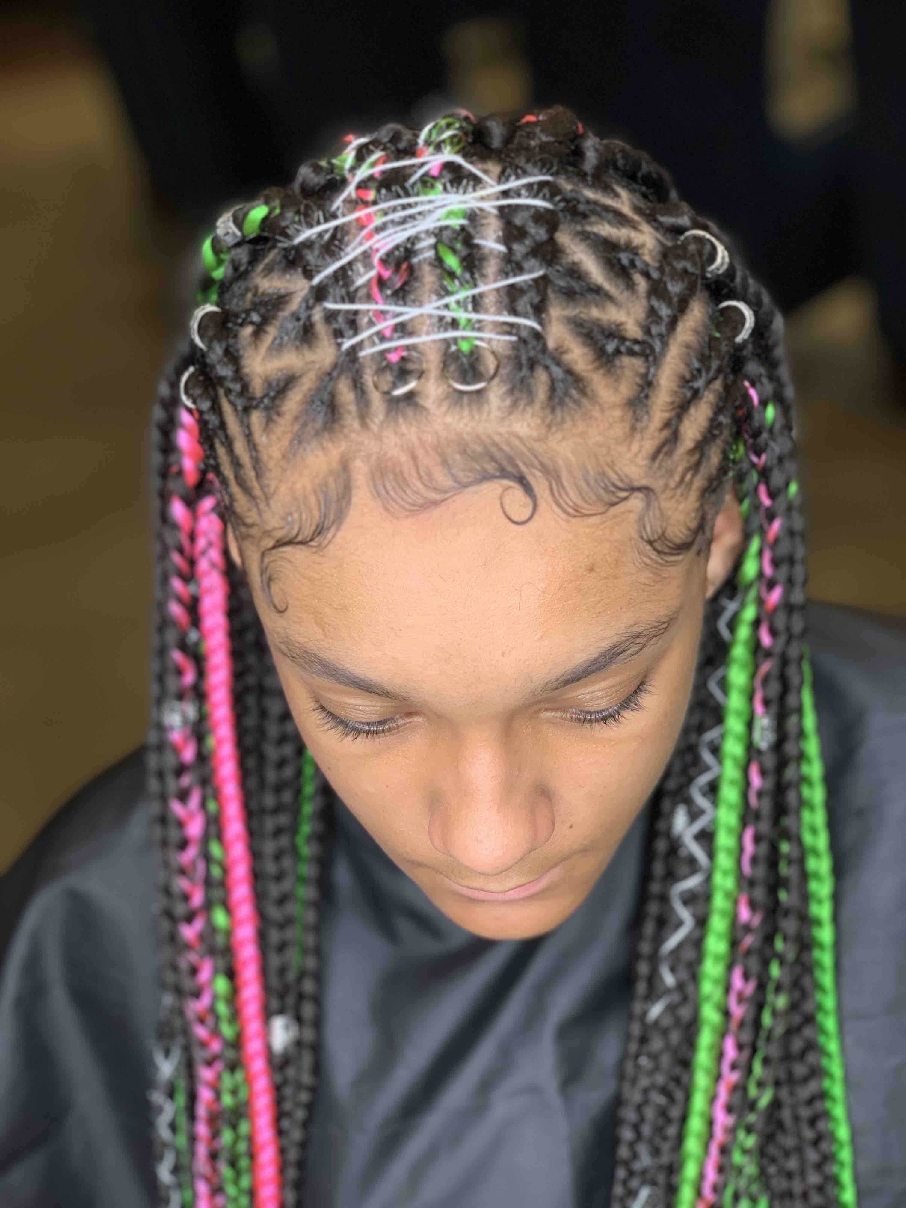 Kids Tribal Braids/ Fulani Braids at Styles By Kye in Chicago, IL