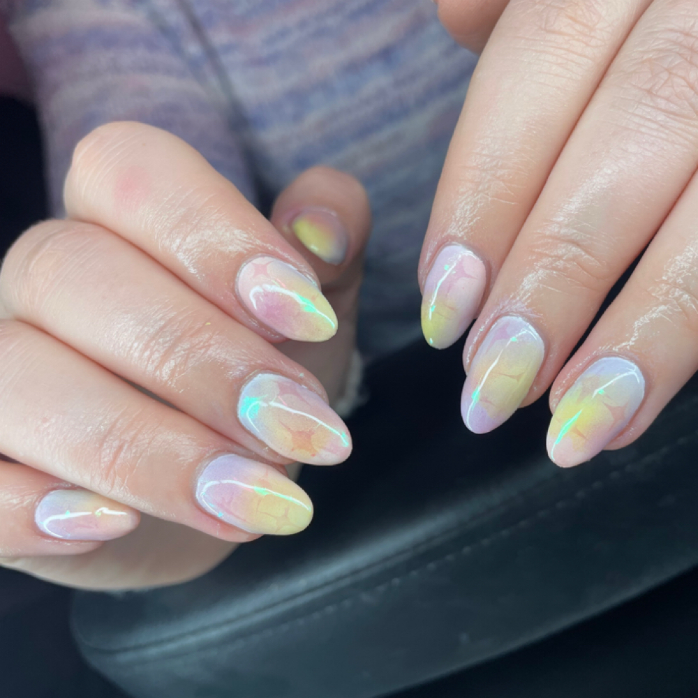 Acrylic Medium Full Set Manicure at AYM Nails in Granger, IN