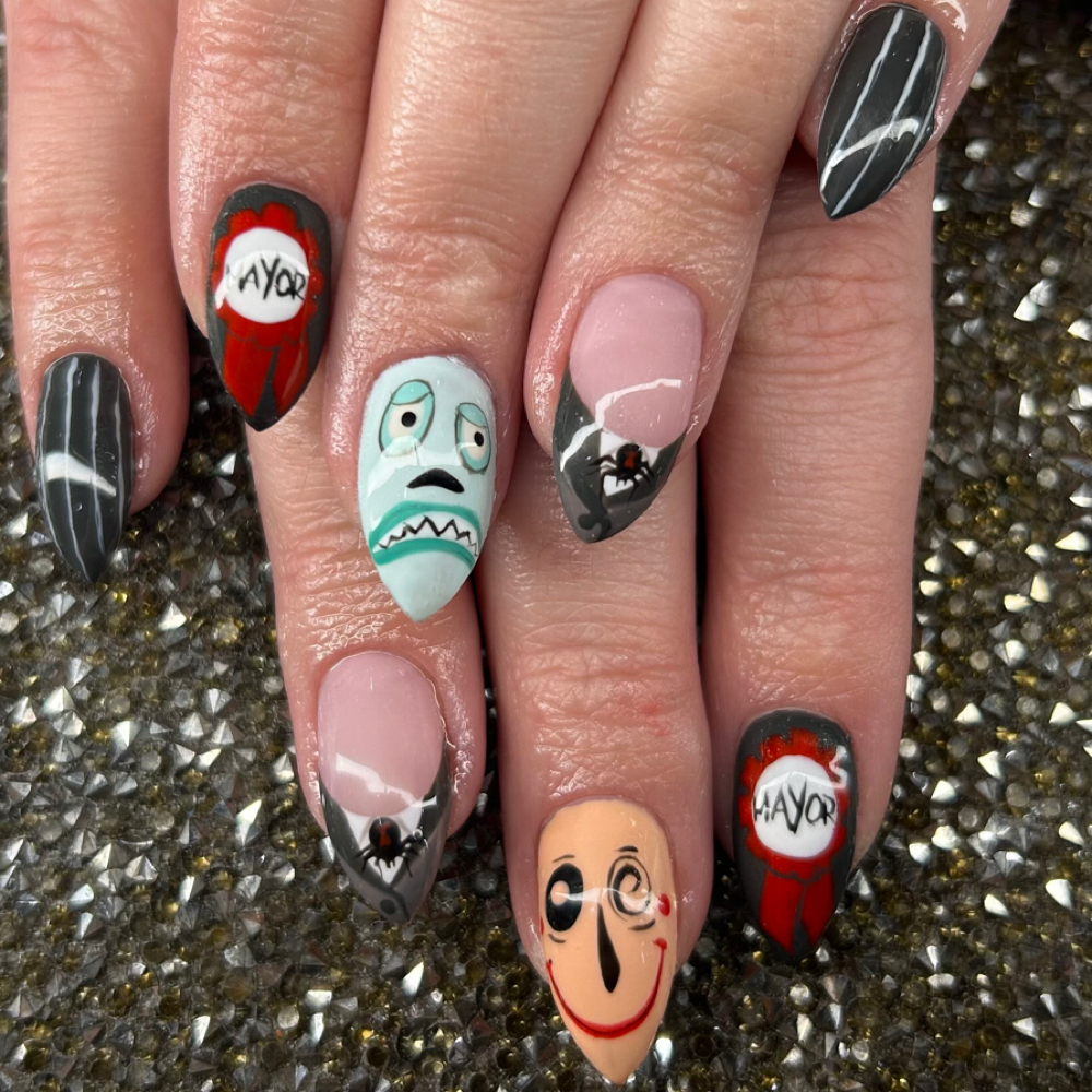 Hard Gel Overlay at Nails From The Crypt in Colorado Springs, CO