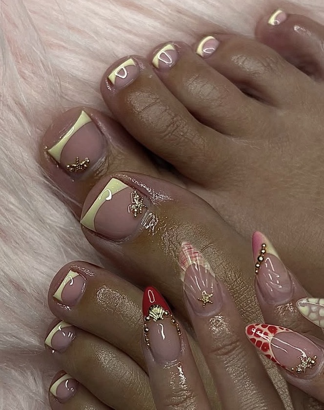 Gel Toesies (stunnagirlnailz) at Gloss Nail Studio in Nipomo, CA