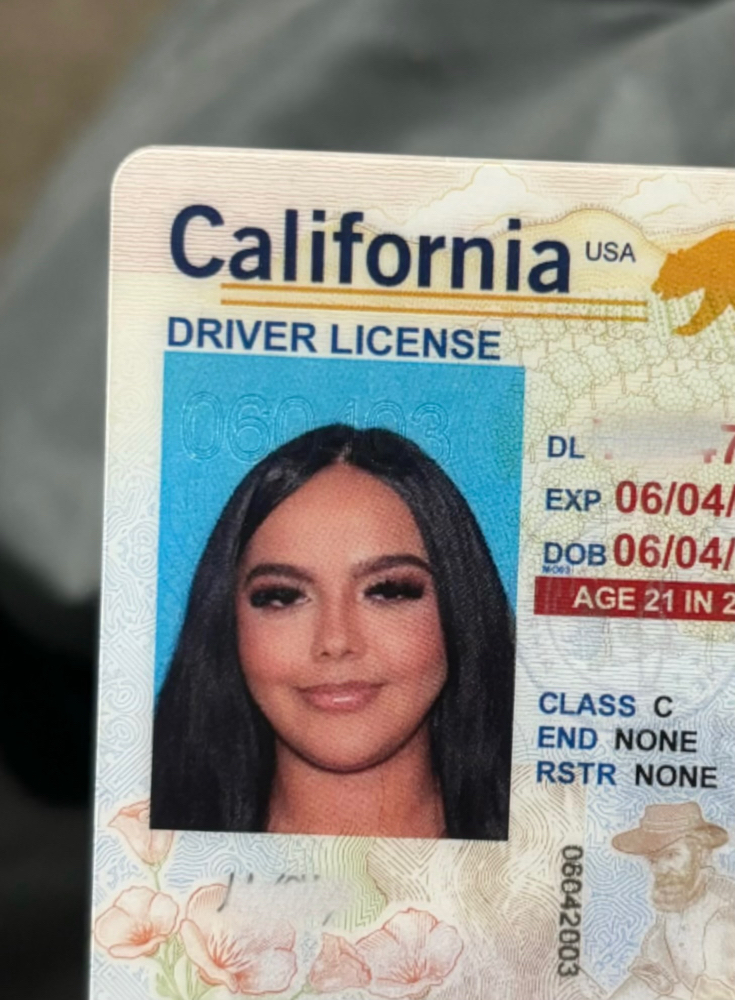 Drivers Licence Passport Glam