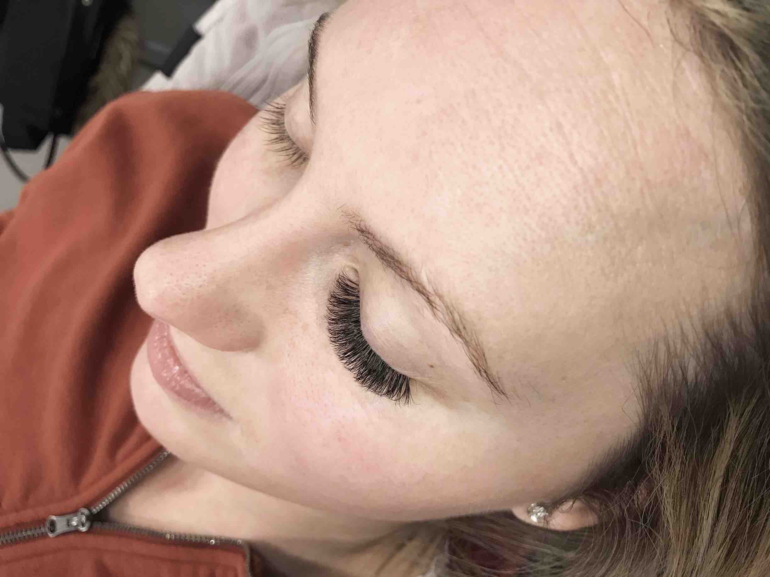 Hybrid Eyelash Extensions Full Set at Styled By A. Peacock in Rumford, RI