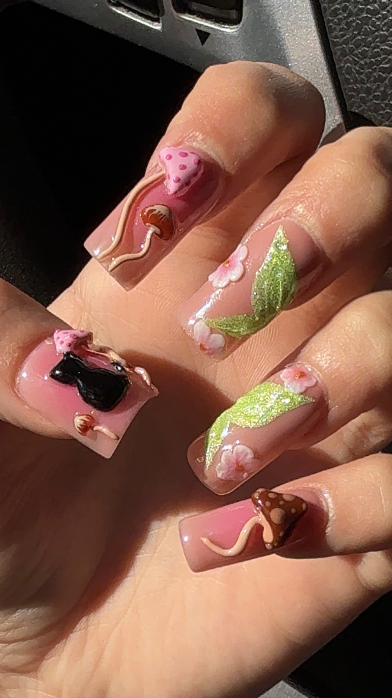 Long Gel X Full Set First Time at The nail garden by Kali in Burnsville, MN