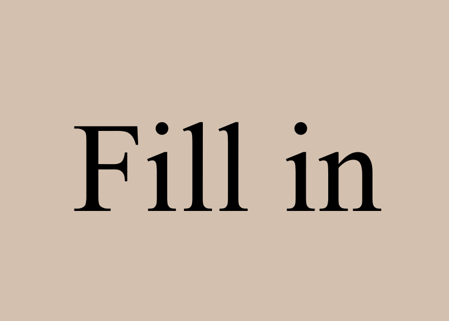 Hybrid Fill in