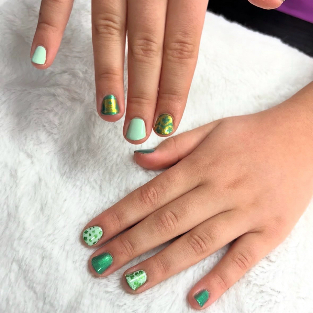 Kids Manicure at Nails on the square in Sunbury, OH