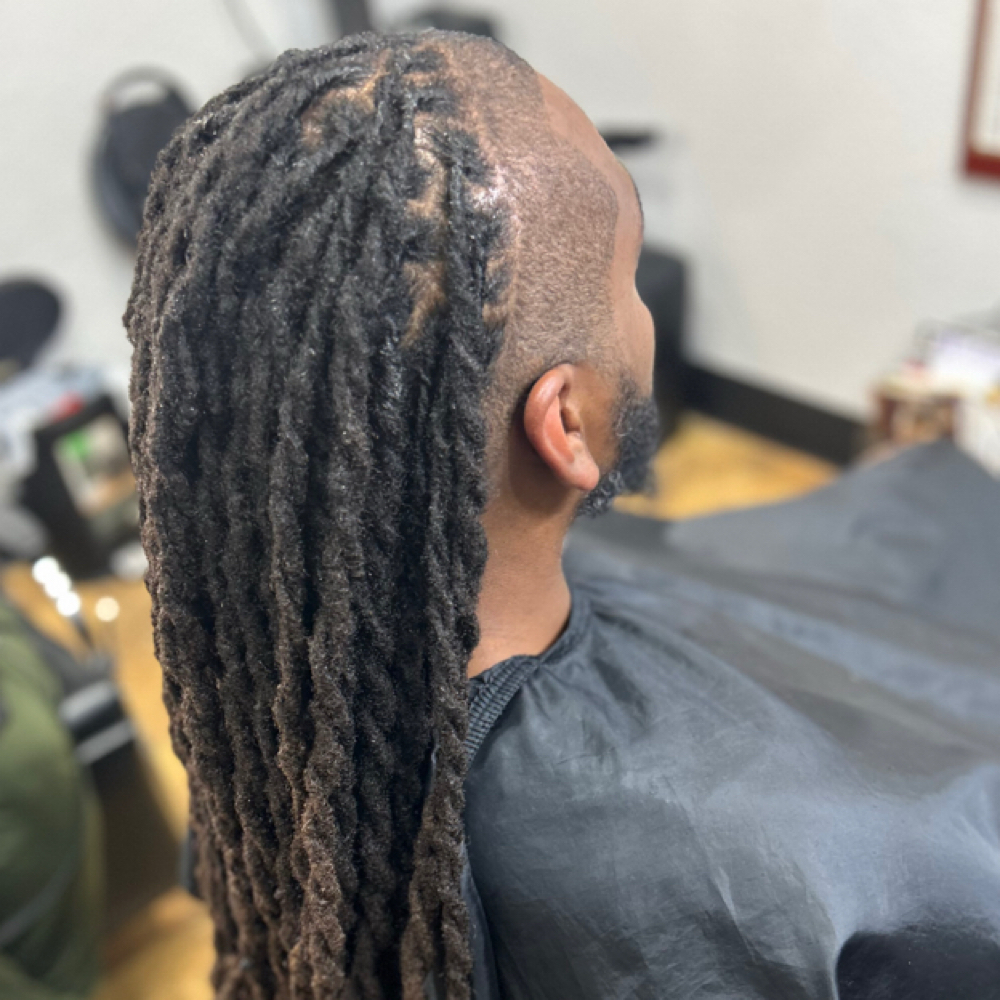 Interlocking Dreadlocks at Elaine Collins in Plano, TX