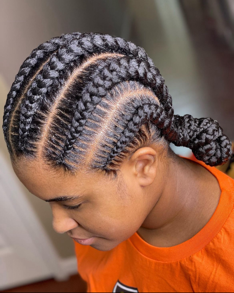 Feed In Stitch Braids (6 Braids)