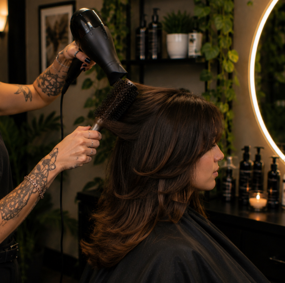 The Signature Blowout at THRPYsuites Barbershop & Salon in Tampa, FL