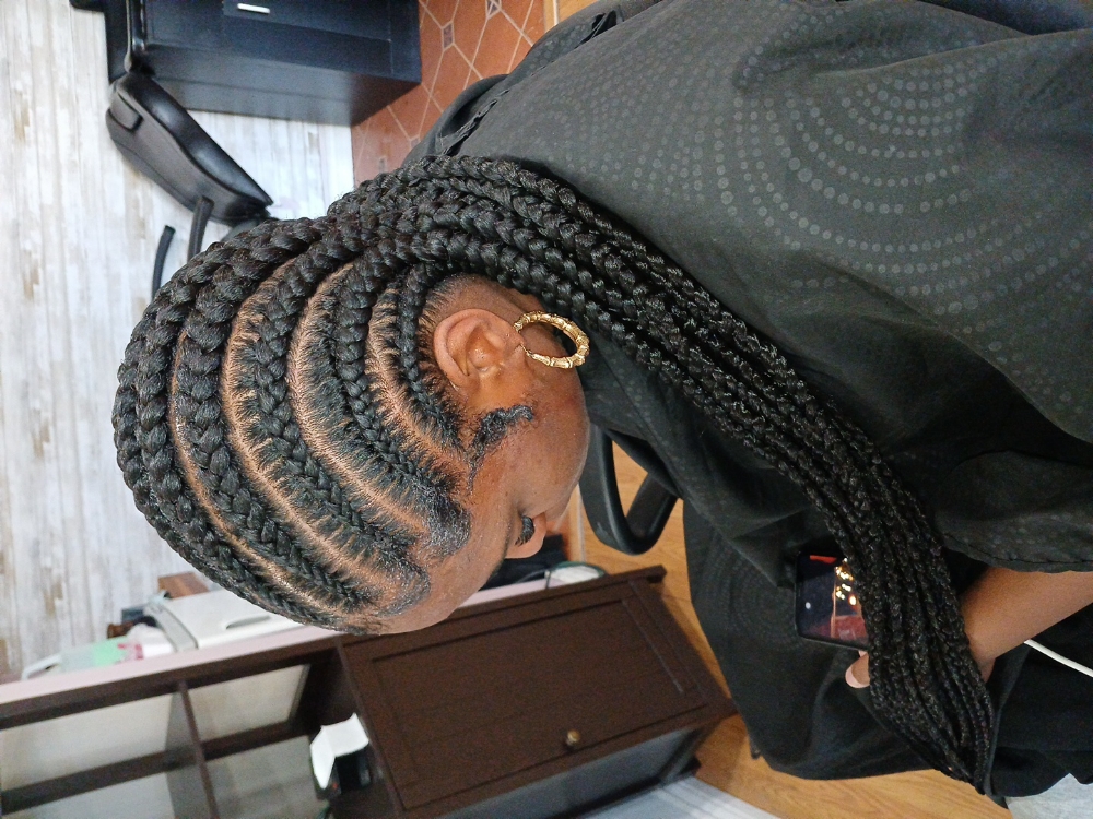 Stitch Feed In Braids ( 6 to 10 )