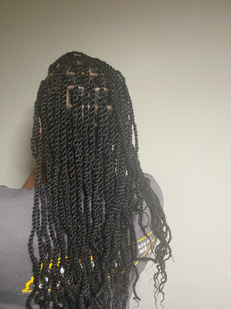 2-Strand Twist (with Added Hair ) at ByGemJayla in Columbus, OH