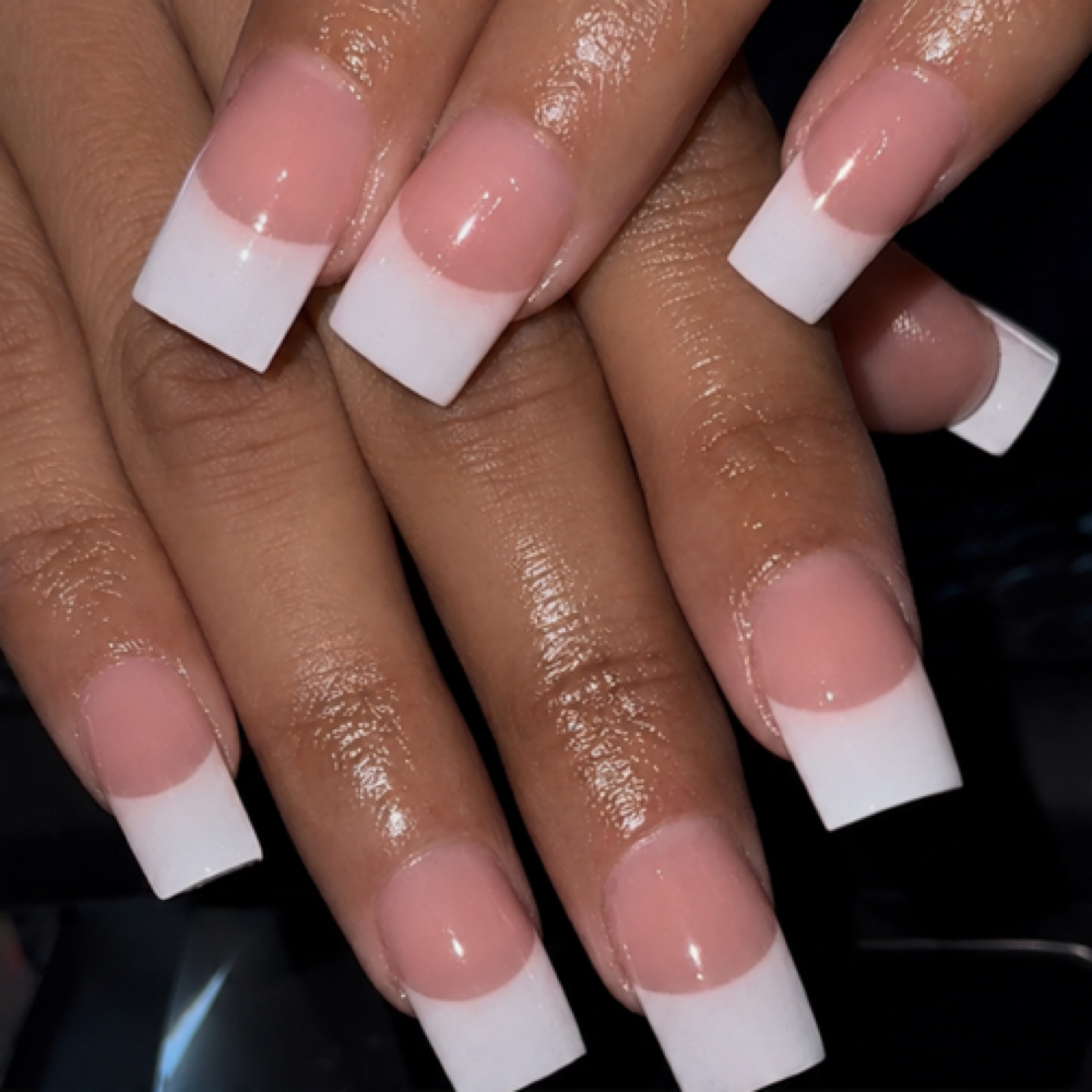 ✨ OG French Tip Special  Aug & Sep✨ at Divina Nail Lounge in Round Rock, TX