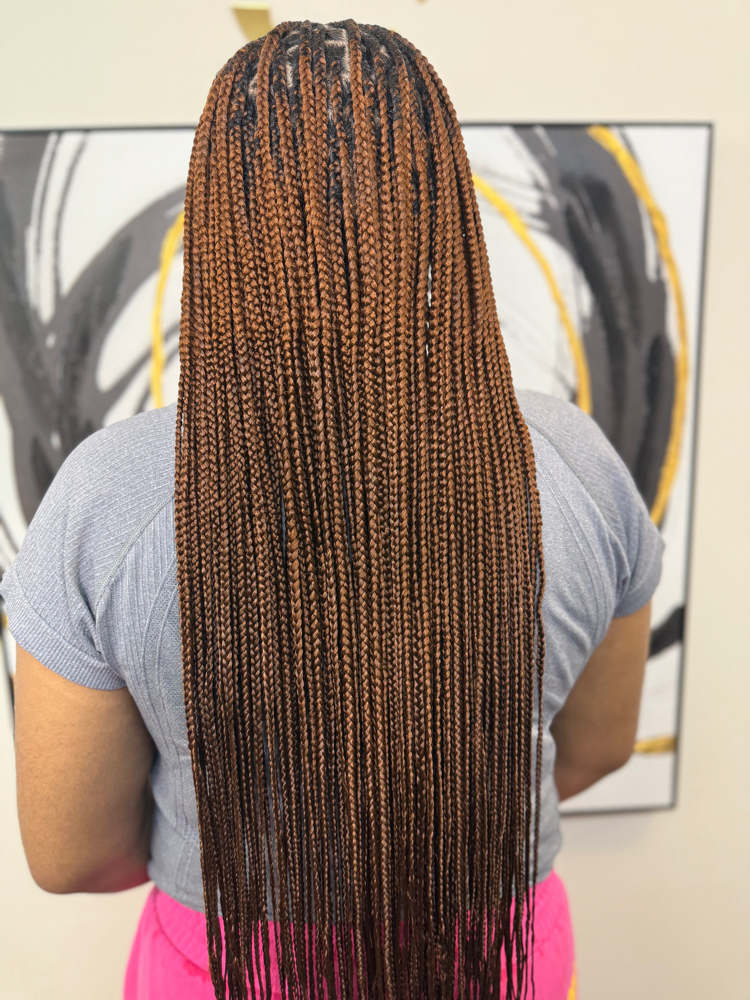 Small Regualr Boxbraids at Total Class Hair Braiding in Marietta, GA