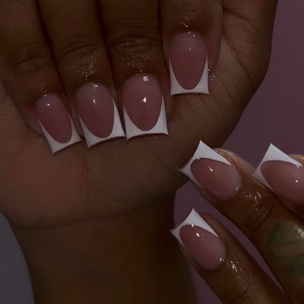 French Tip Set at Ashleyz Nailz in Atlanta, GA