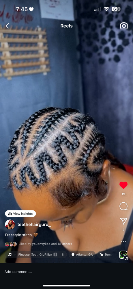 8 Stitch Braids at Rawluxure Hair & Body in Jonesboro, GA