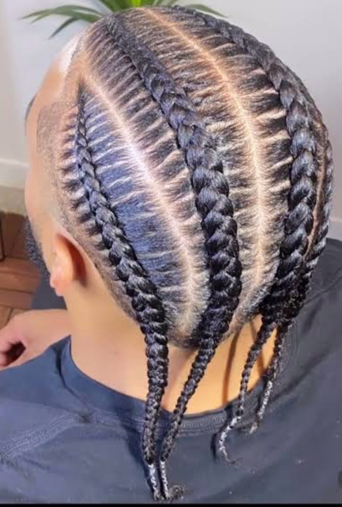 4 Stitch Braids at Beauty Bliss in Brea, CA