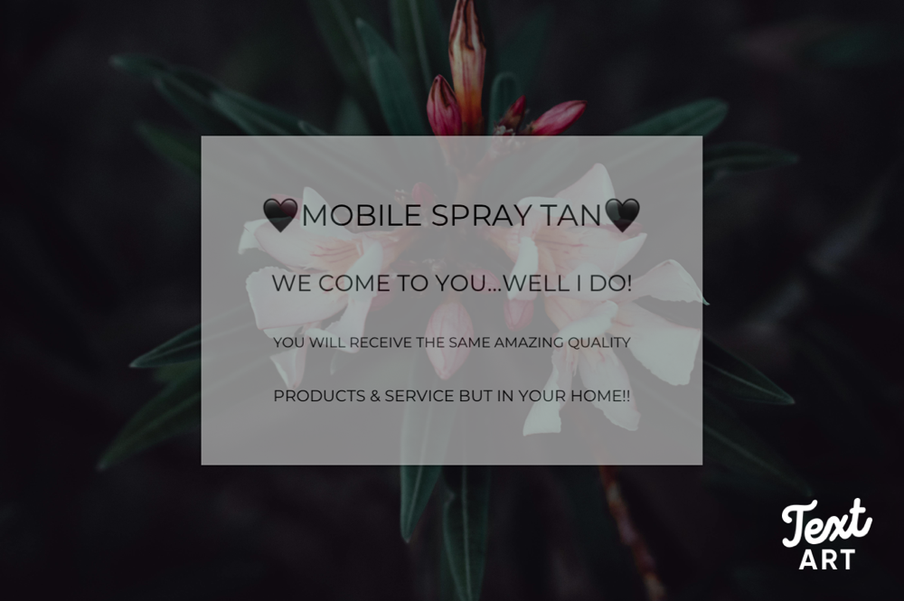 Mobile Spray Tan