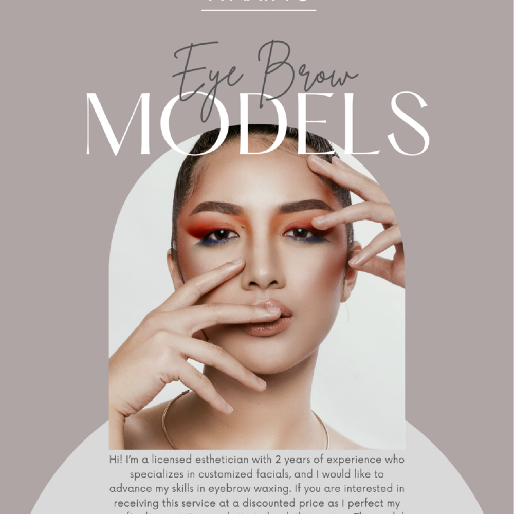 Eyebrow Model at Honest Skin in North Palm Beach, FL