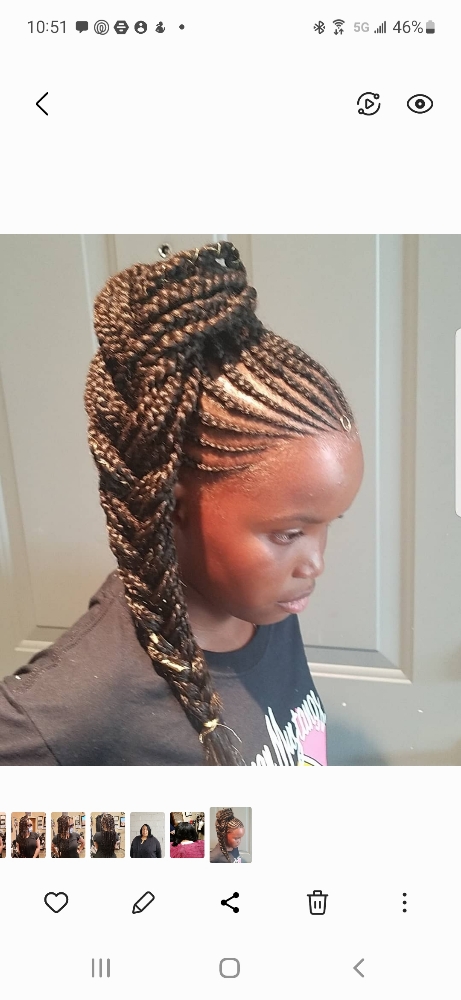 Feed-In Ponytail/ Lemonade Medium