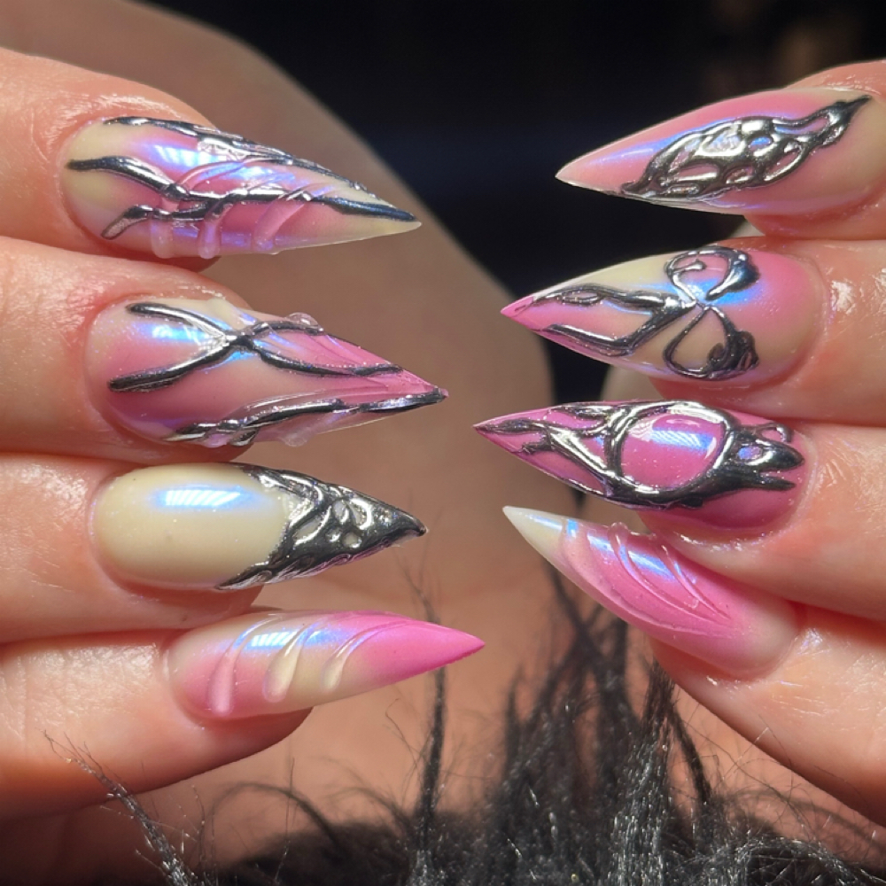 GelX Full Set Long Length at The Nail Forum in Alliance, OH