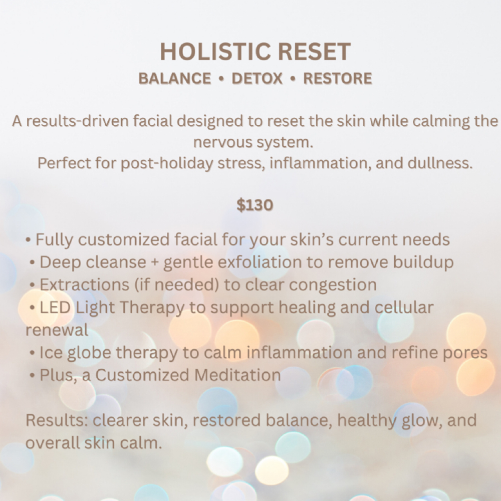 Holsitic Reset at Skin by Marcela in Riverside, CA