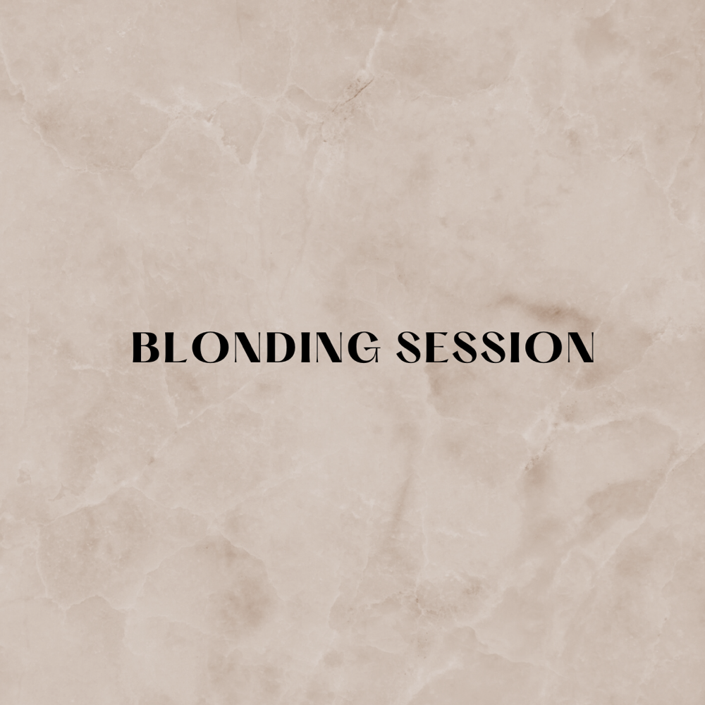 Blonding Session