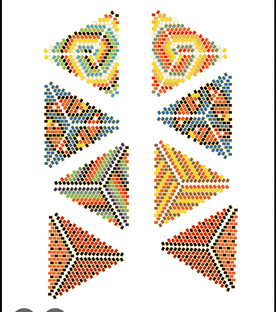 Peyote Stitch Triangle Weave