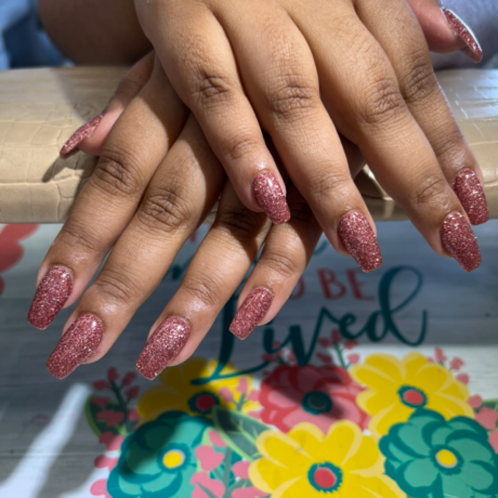 Dip Powder Color W/ Tips (Long) at Excellent Nails By Sandy in California, CA