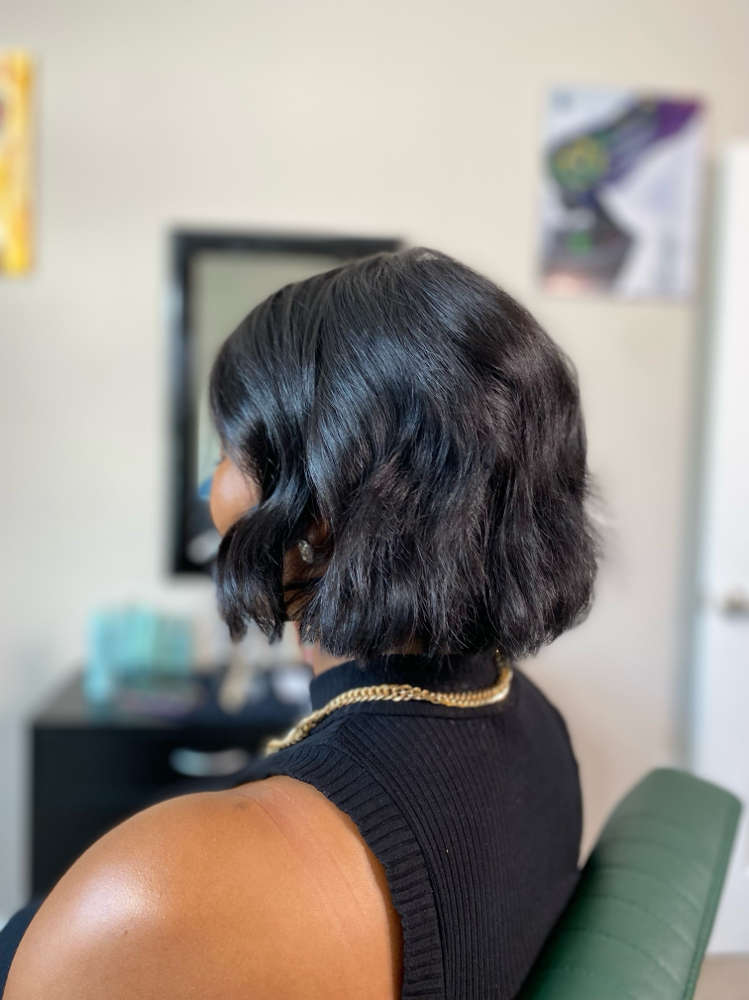 Silk Press + Trim