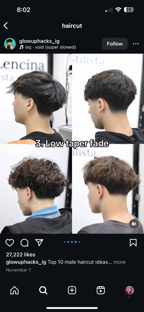 Stylized Taper Cuts