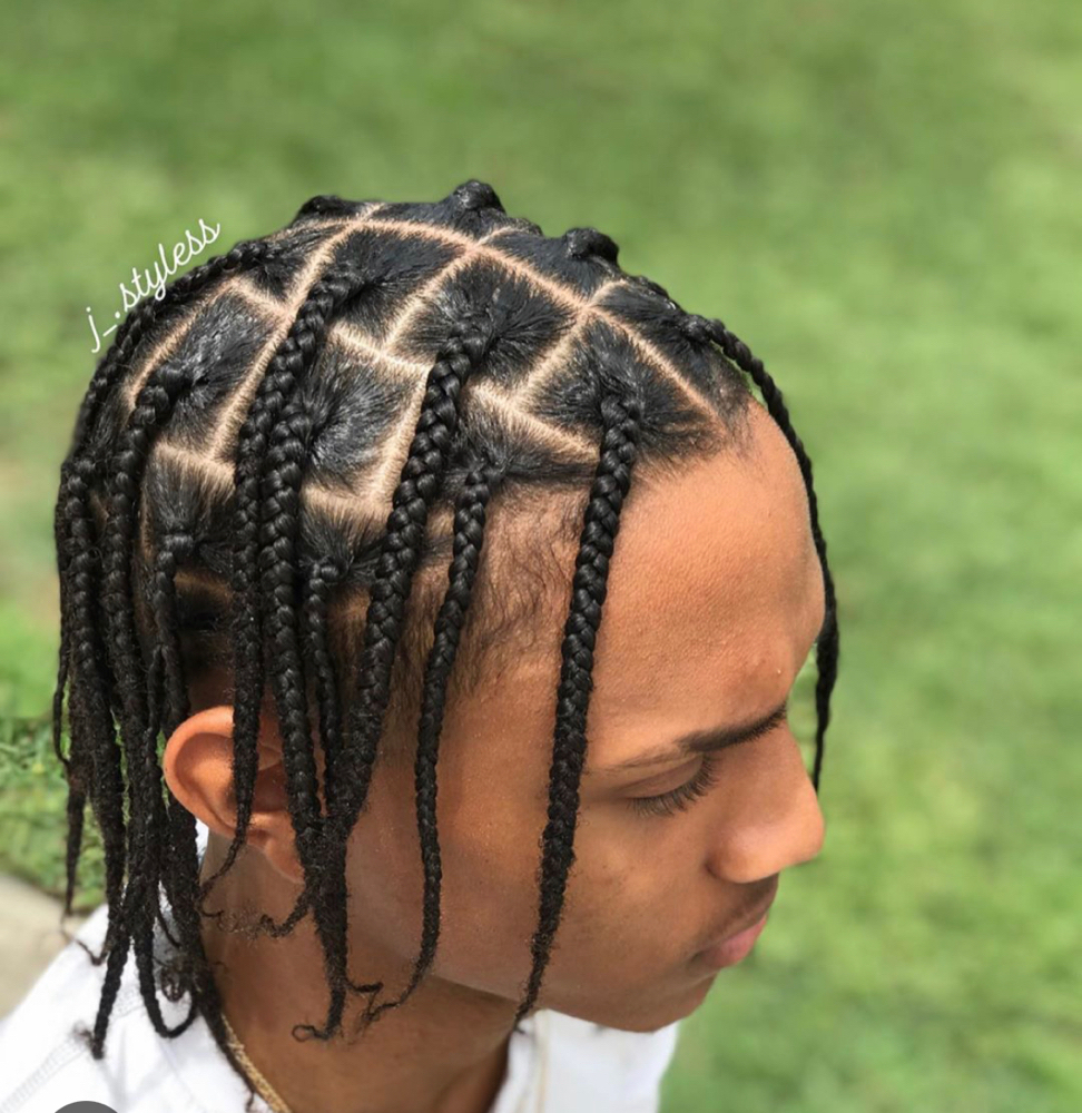 Men’s Box Braids