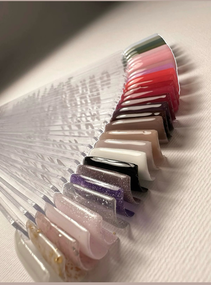 Spa manicure, with design
