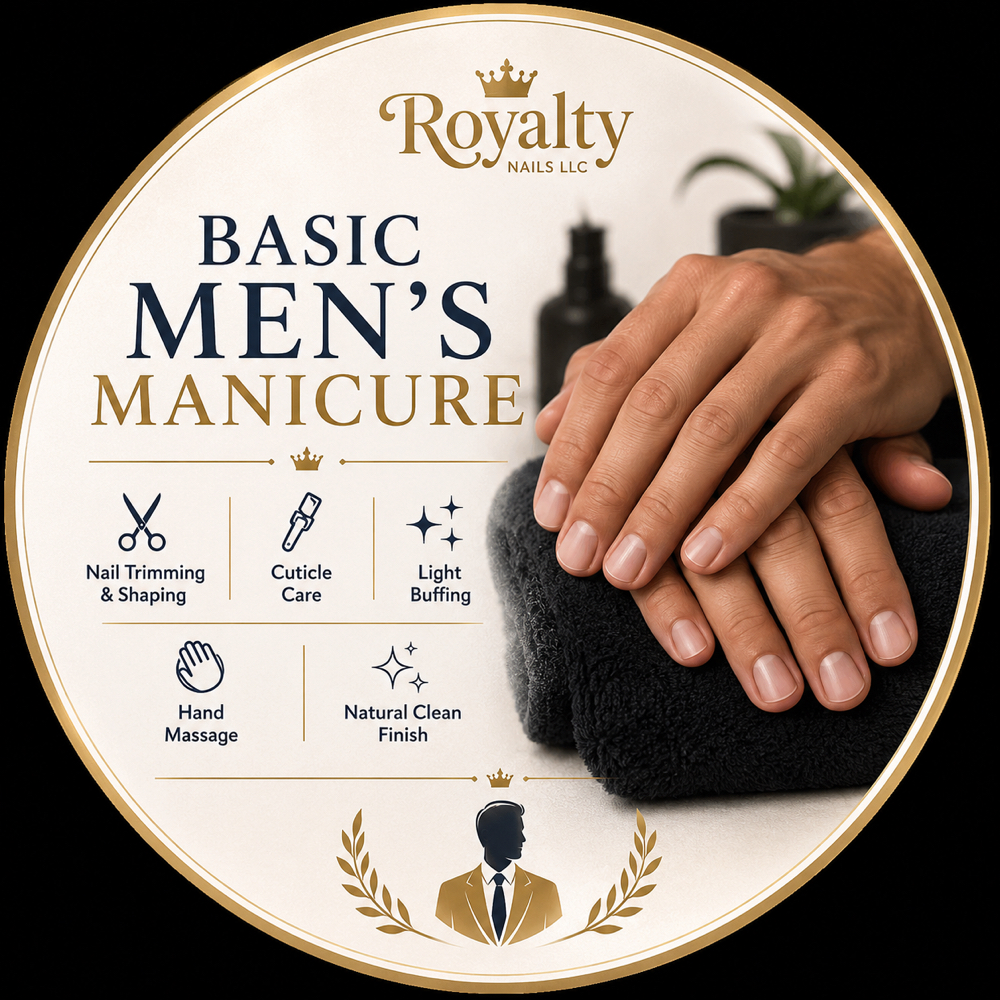 Basic Mens Manicure at Royalty Nails LLC in Colorado Springs, CO