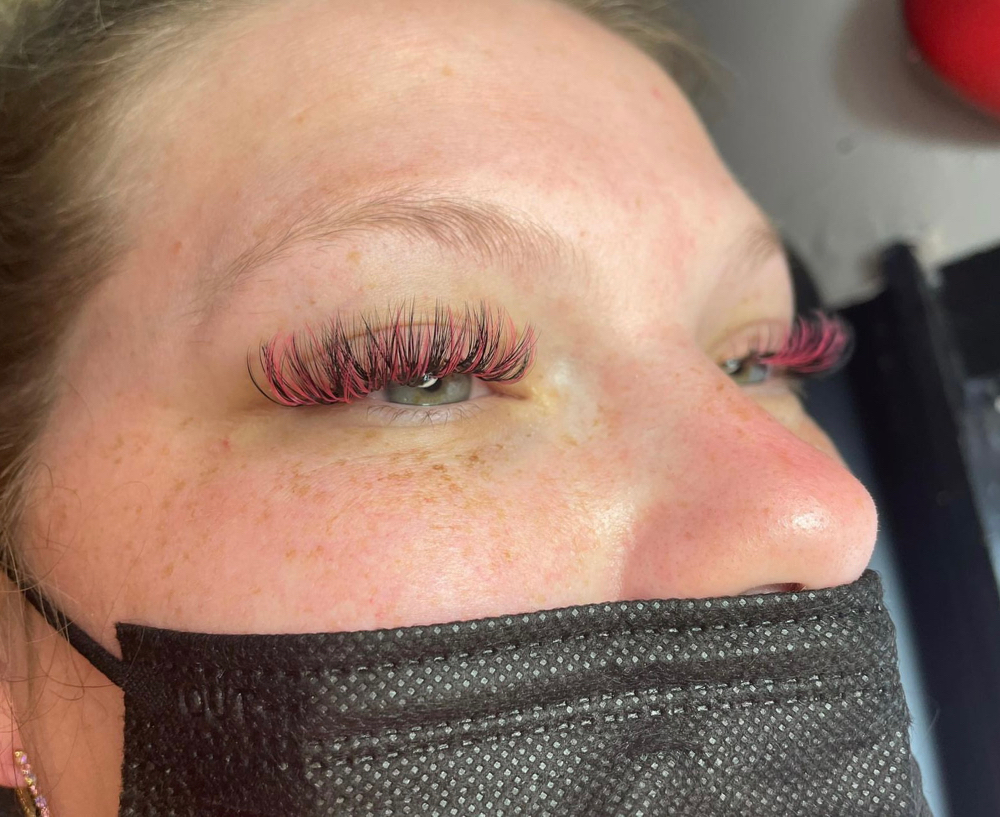 Colored lashes