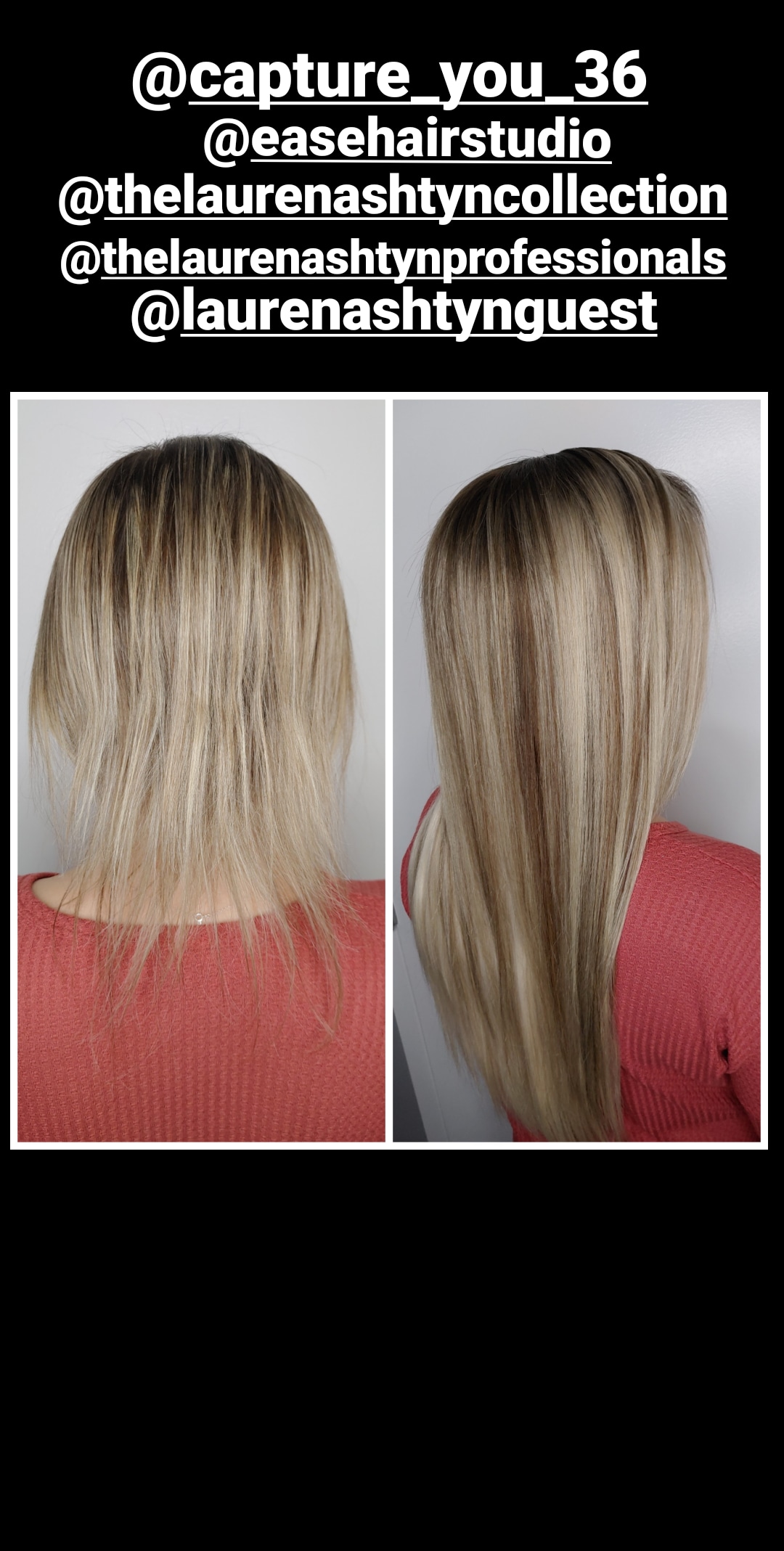 Custom Color Lauren Ashtyn Hair
